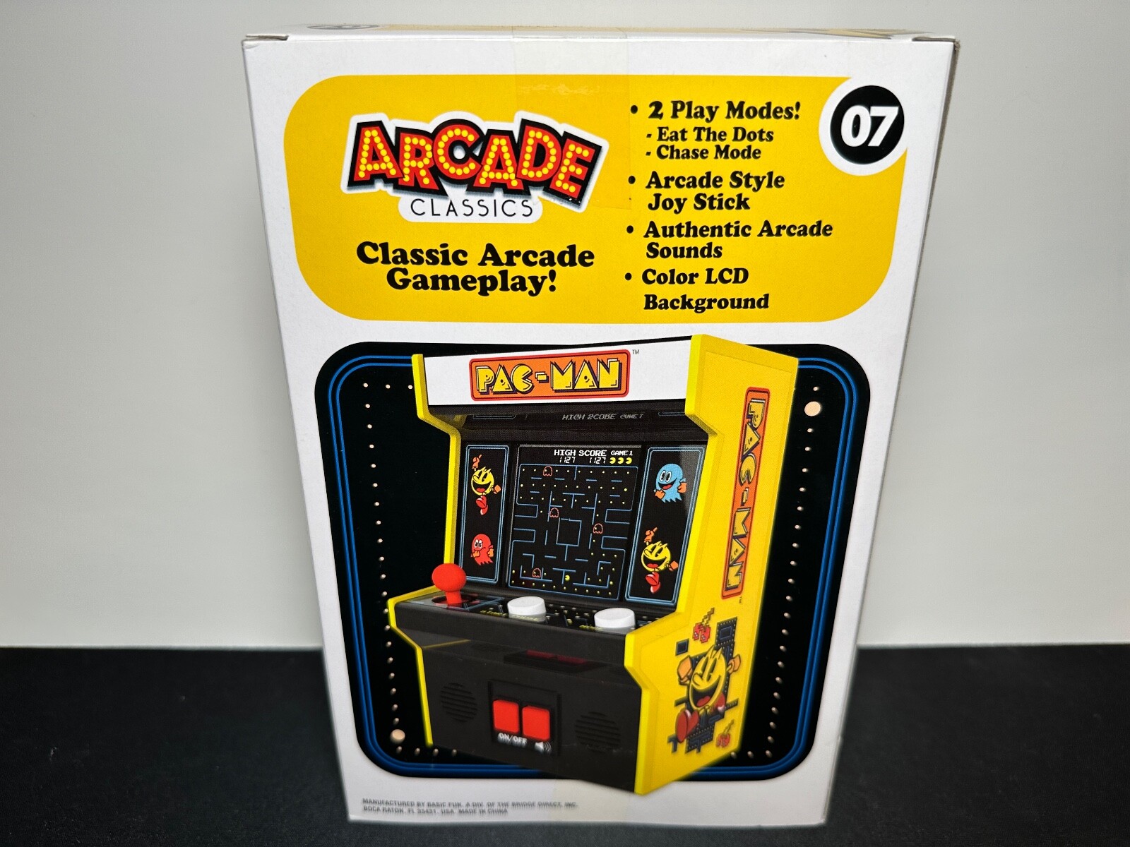 PAC-MAN Arcade Classics #07 Retro Mini Handheld Video Game Brand NEW Sealed