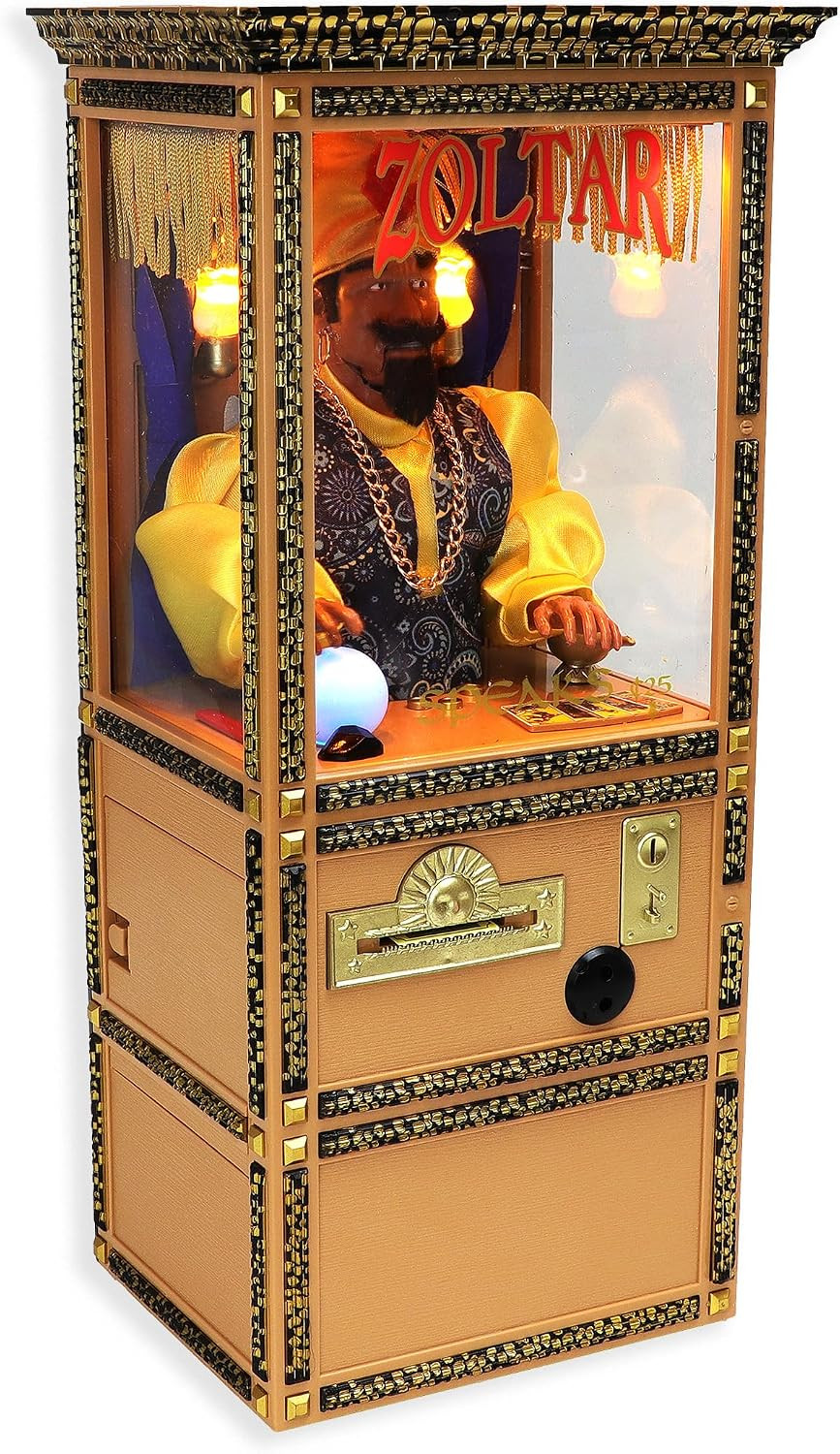 Zoltar Speaks Mini Replica Fortune Teller Machine 1/6 Scale Fully Animated