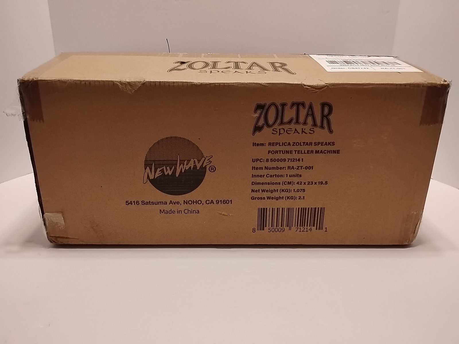 New Wave Toys Zoltar Speaks Mini Replica Fortune Teller Machine – NEW