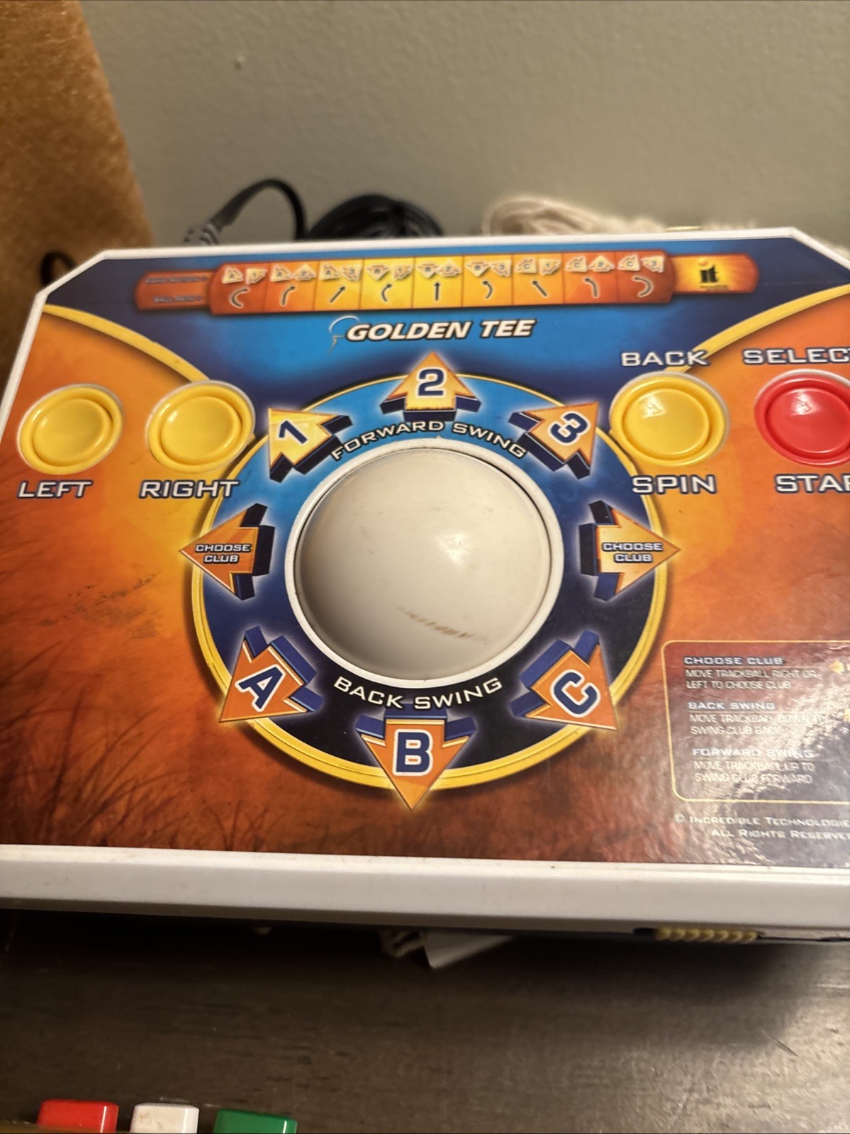golden tee gulf plug and play tv game 2011 arcade game