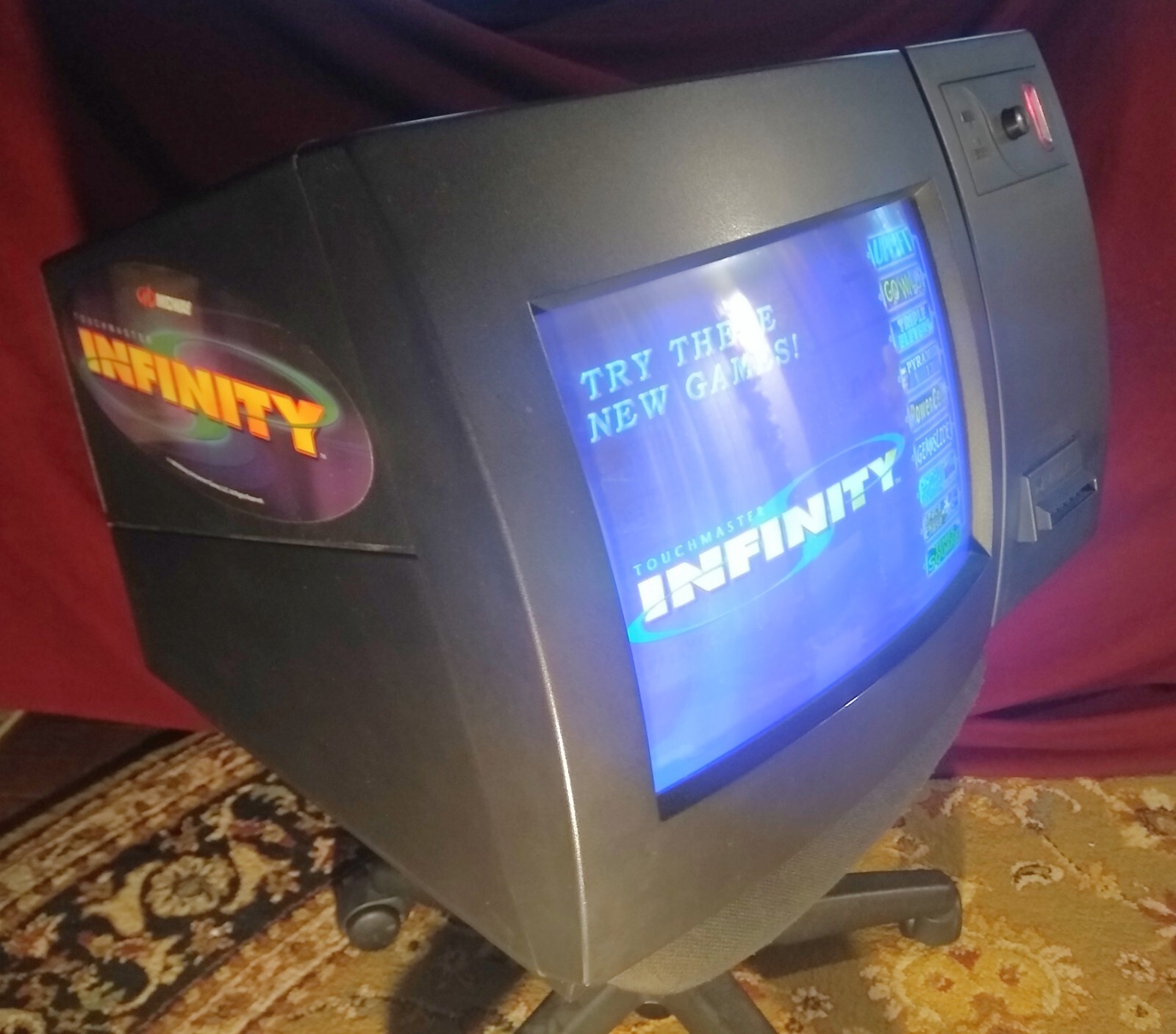 Midway Infinity Touchmaster Touch Master Screen Bar Video Game Playboy magazine