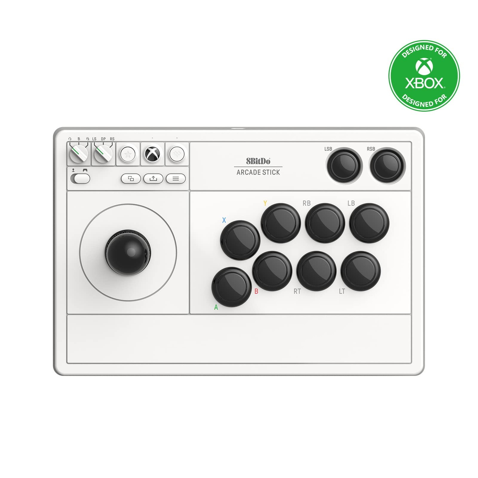 8BitDo Wireless Arcade Stick for Xbox Series X|S, One and Windows White