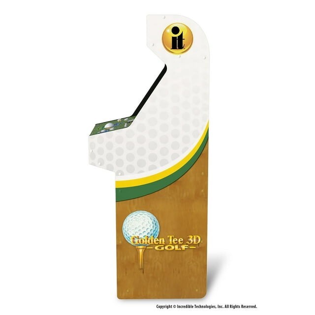 Arcade1UP – Golden Tee 3D 35th Anniversary Deluxe Home Video Game Arcade Machine