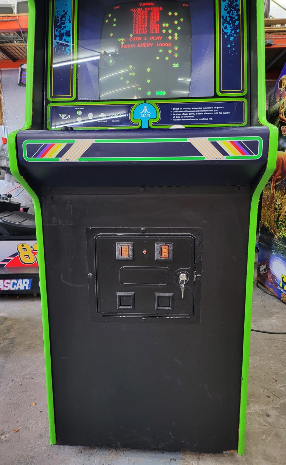 CENTIPEDE Stand Up Full Size Original Arcade Machine Classic Video Game – WORKS!