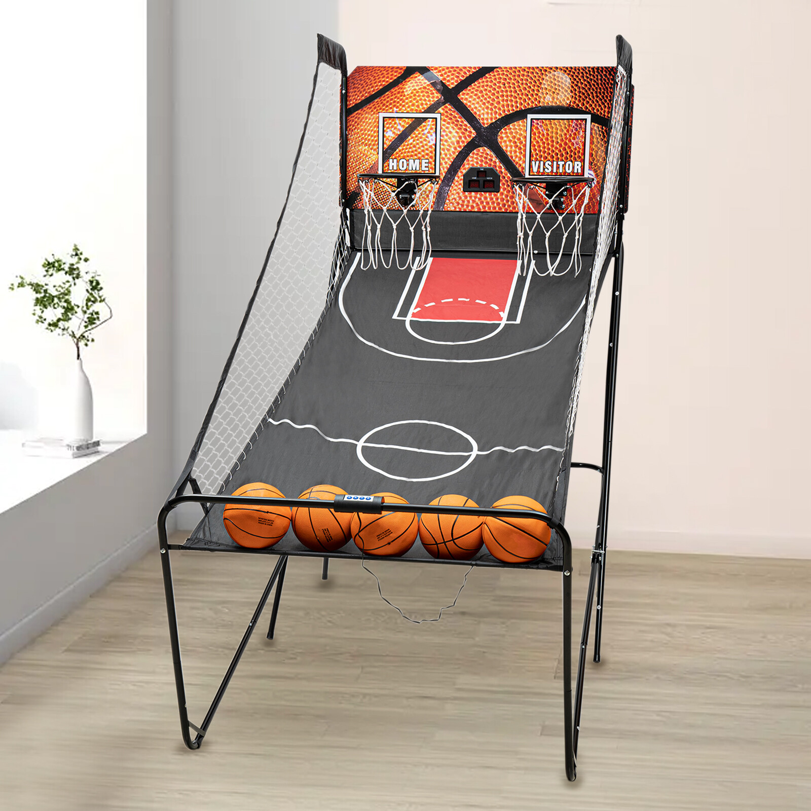 NEW ELECTRONIC DUAL SHOT ARCADE BASKETBALL SCORER ARCADE GAME BASKETBALL ARCADE
