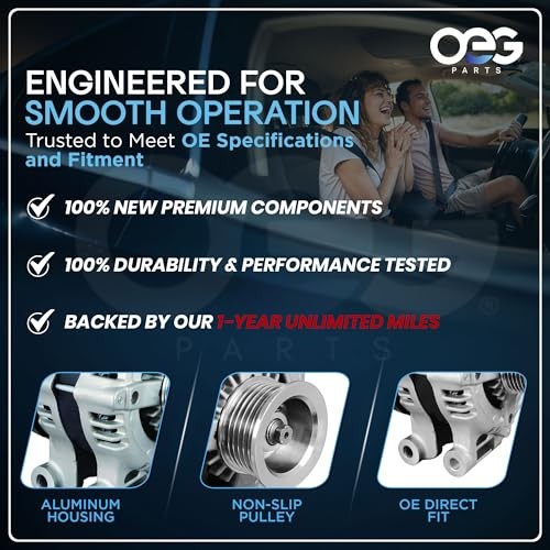 OEG Parts New Alternator Compatible With Buick Rainier, Chevy Trailblazer, GMC