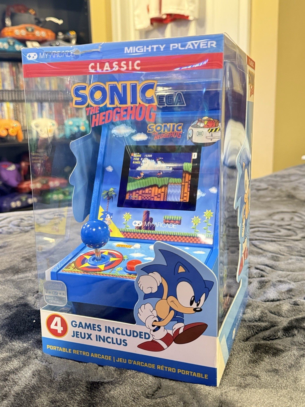 My Arcade DGUNL-7158 Sonic The Hedgehog Mighty Player Portable Retro Arcade