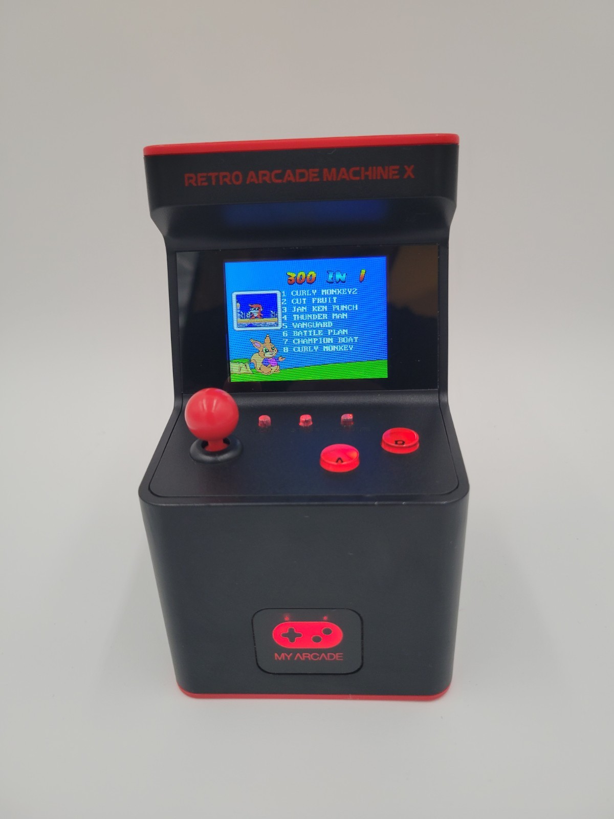 Retro My Arcade Machine X Portable Gaming System Mini Cabinet 300 Games
