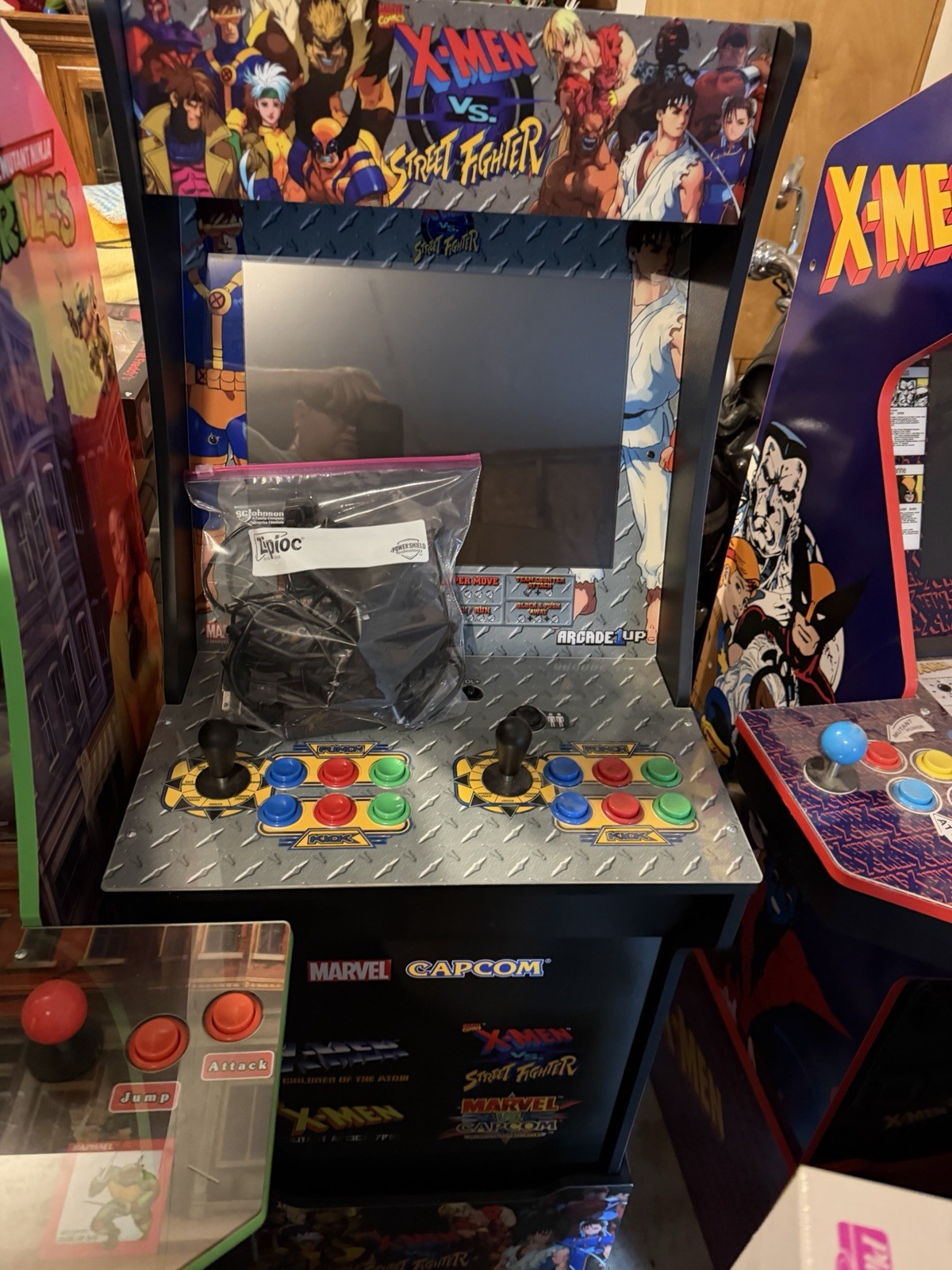Arcade 1up Ninja Turtles, X-men Vs Street Fighter, X-men Arcade Game