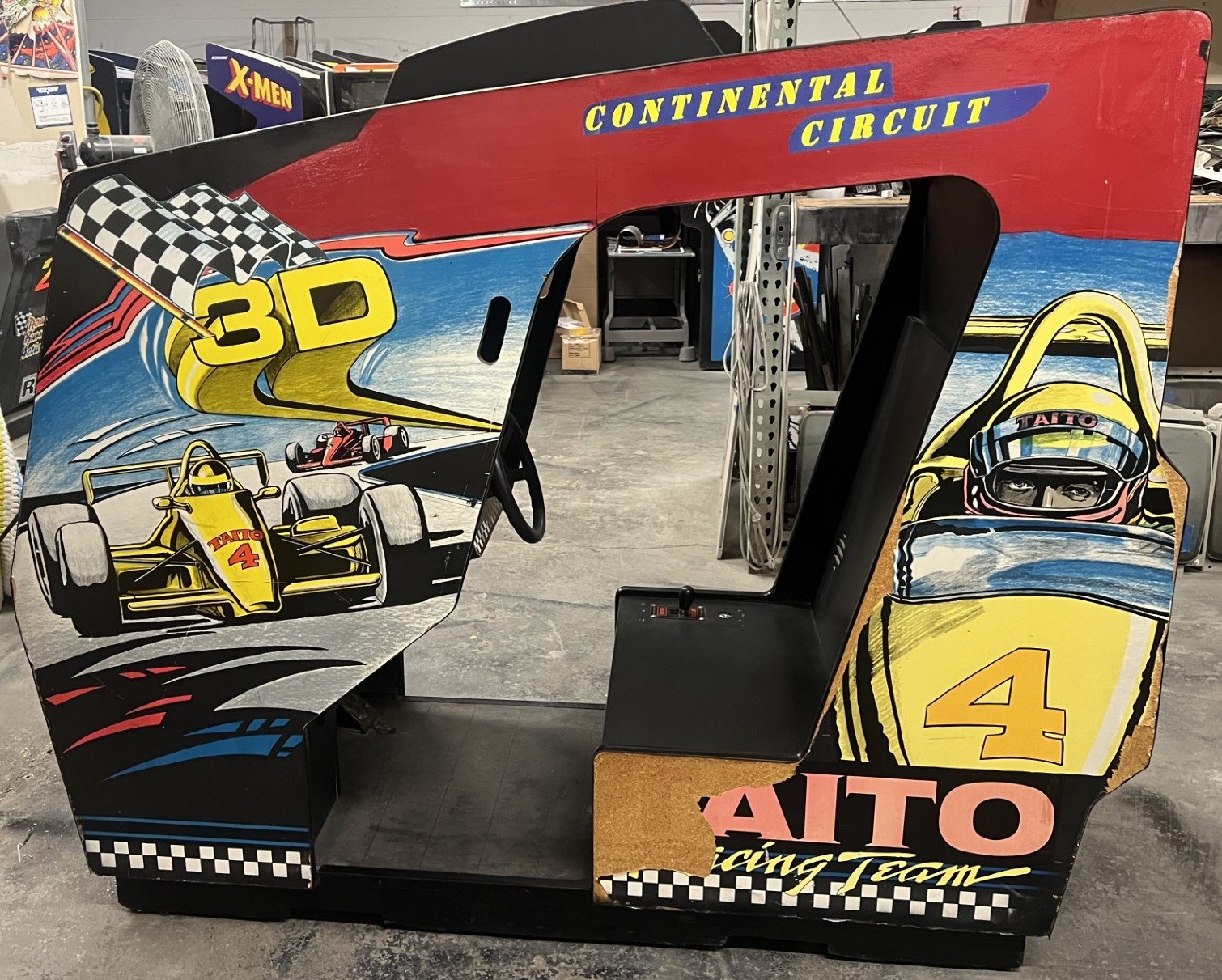 CONTINENTAL CIRCUIT ARCADE MACHINE by TAITO 1989 (Excellent Condition) *RARE*