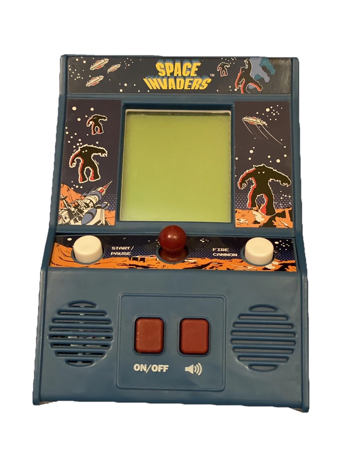 Mini Arcade Game Unit Atari Space Invaders Hand Held Game Unit 4″×2″×5¾”