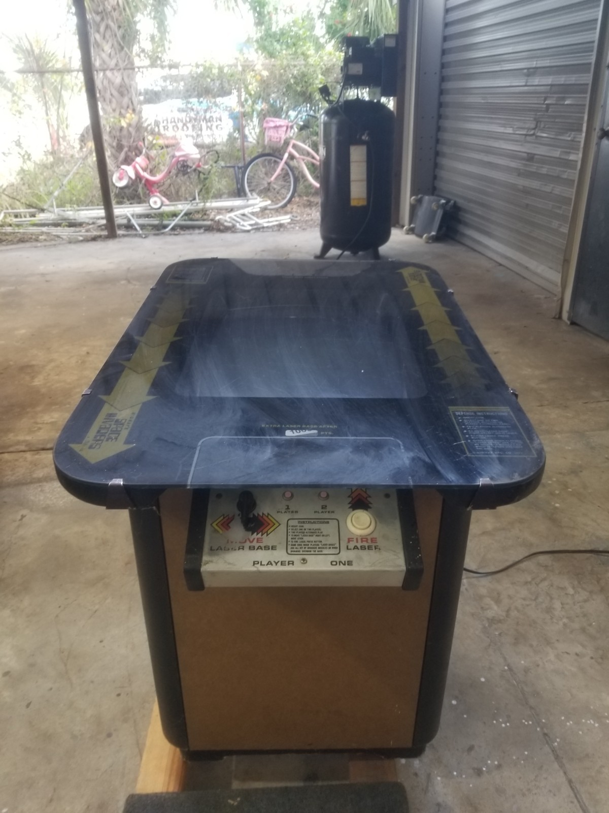 SPACE INVADERS Cocktail Table ARCADE MACHINE MIDWAY 1978