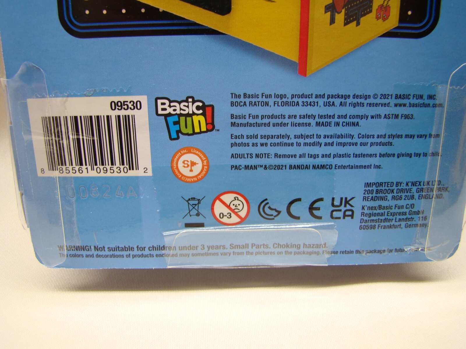 Pac-Man Basic Fun Mini Classic Arcade Retro Color LCD Handheld Video Game New