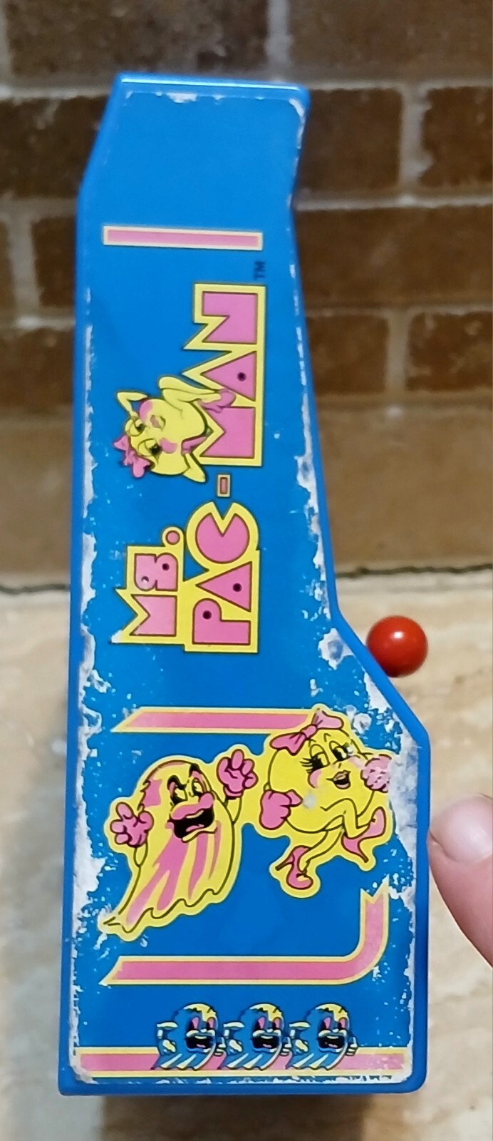 Ms. Pac-Man Hand Held Mini Arcade Video Game 2018 Pacman Pac Man Used Works!!