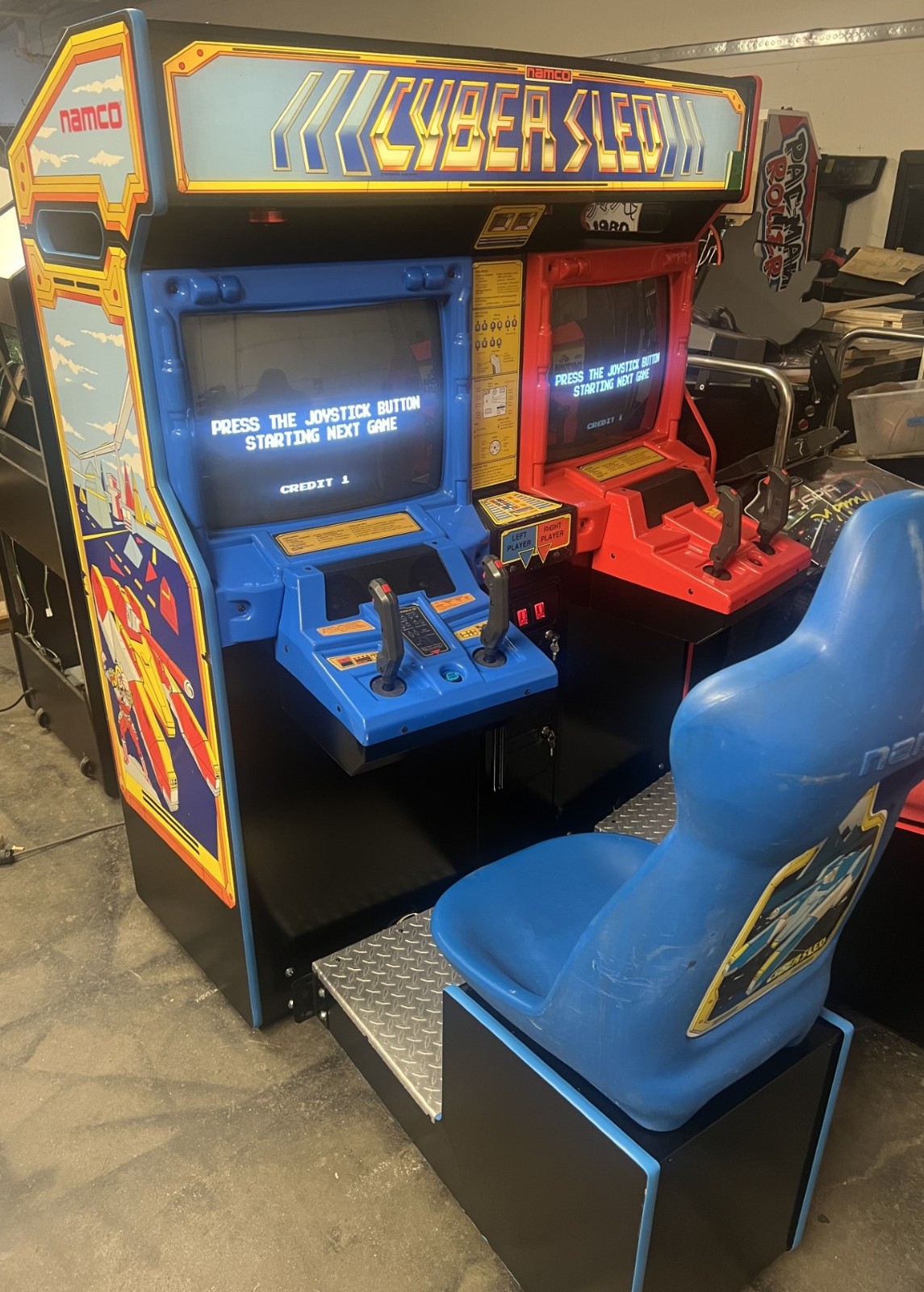 CYBER SLED ARCADE MACHINE by NAMCO (Excellent Condition) *RARE*