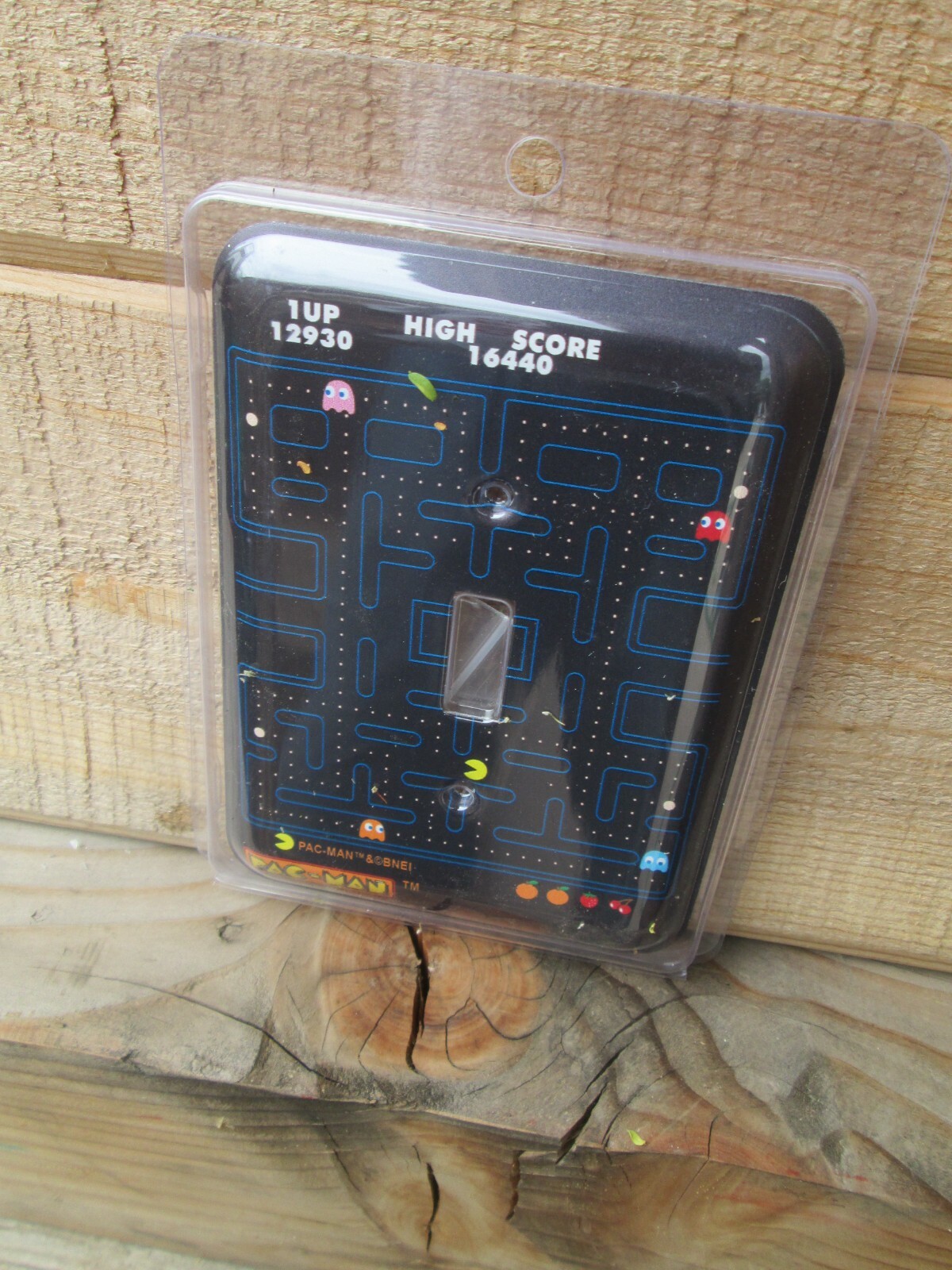 PAC MAN MS ARCADE GAME LIGHT SWITCH COVER SIGN LOOK VIDEO PINBALL