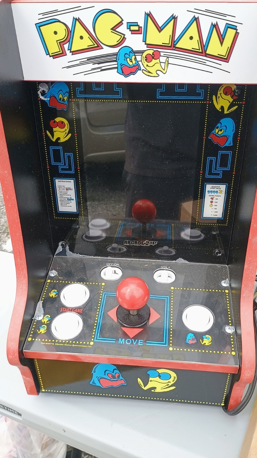 Arcade1Up Pac-Man 1 Player Countercade 5 In 1