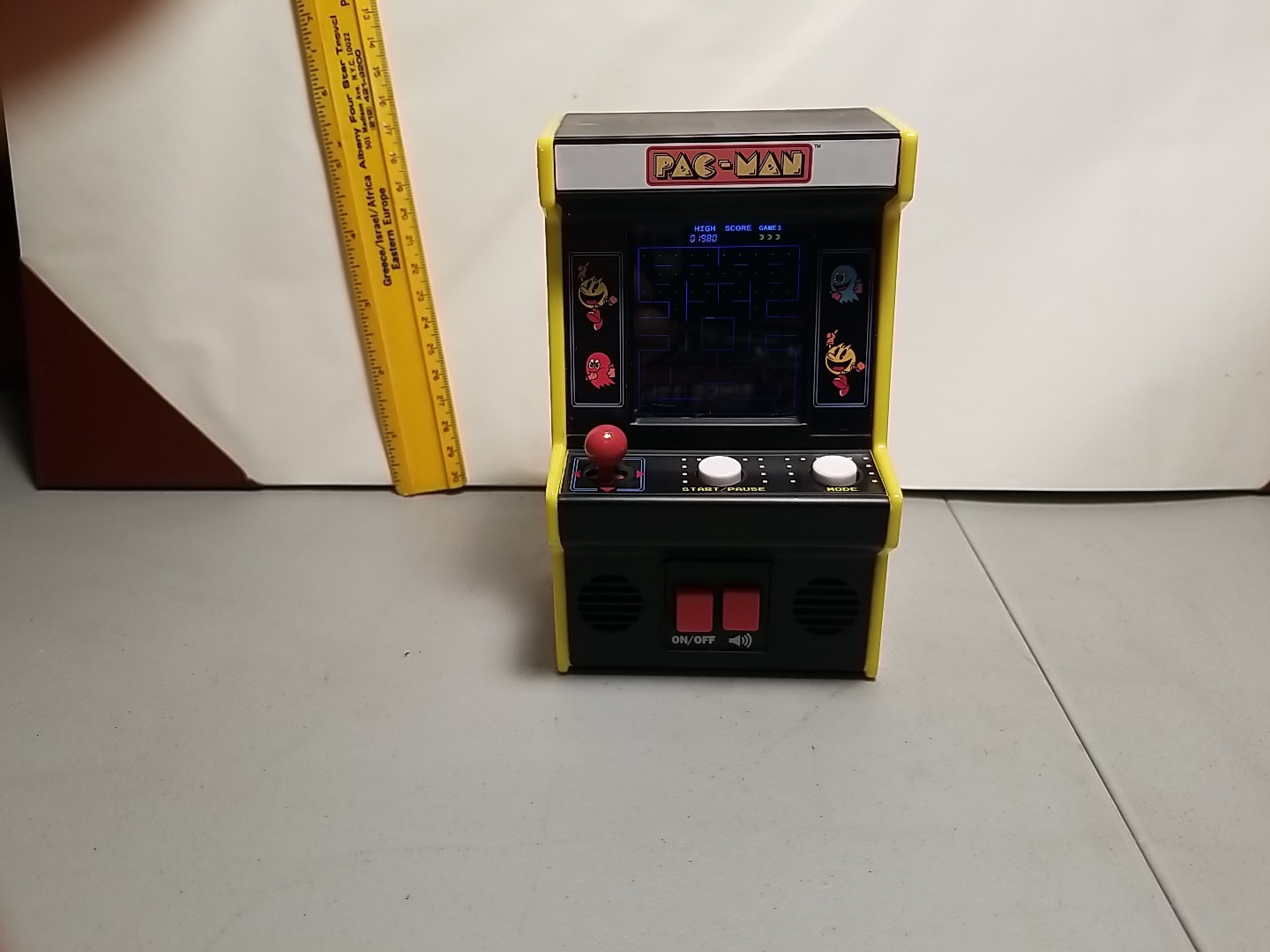 Pac Man Arcade Classics Mini Arcade Game With Color Screen Working Tested