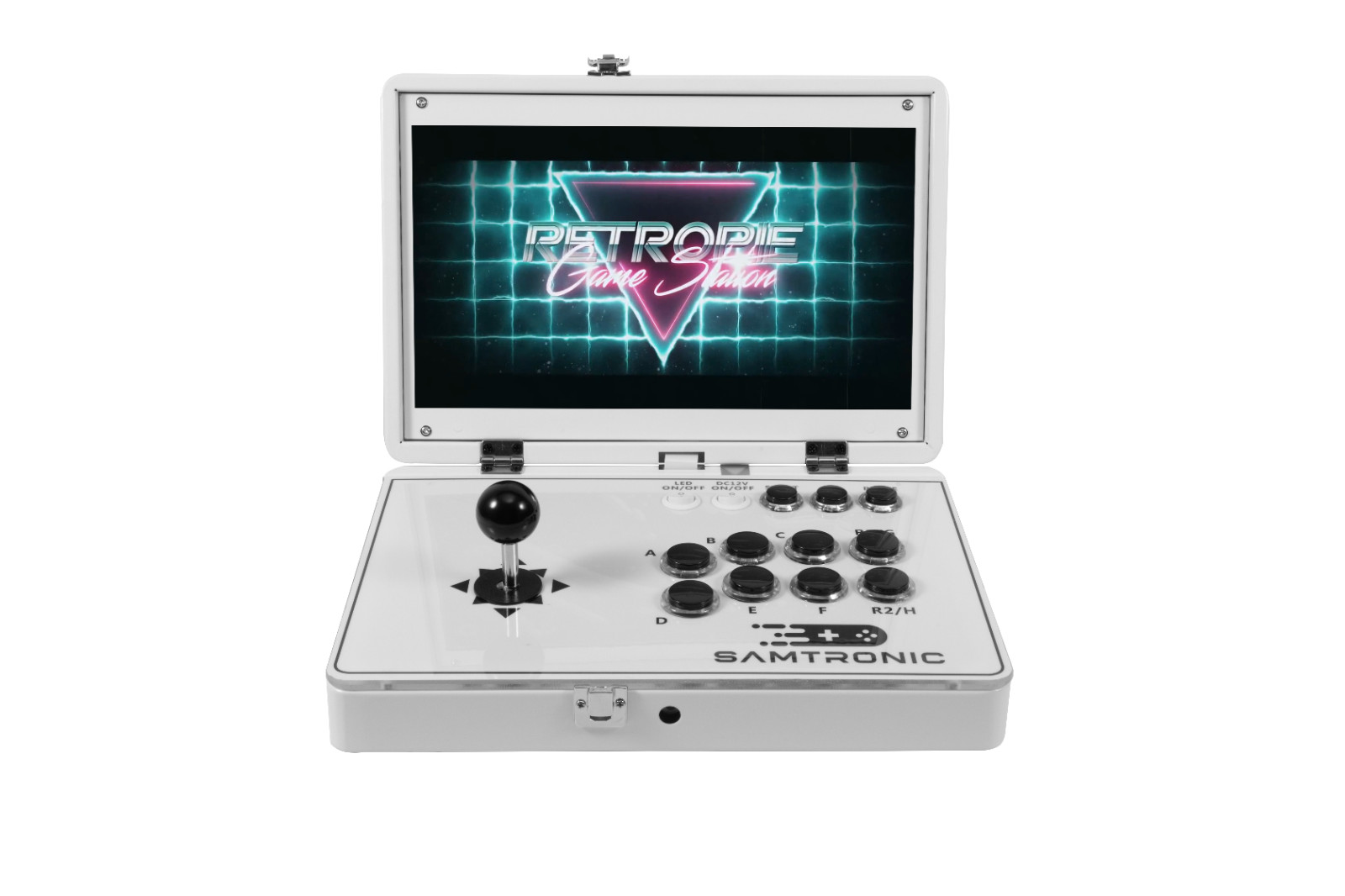 samtronic Folding 14″ Game Console (white)5000 games