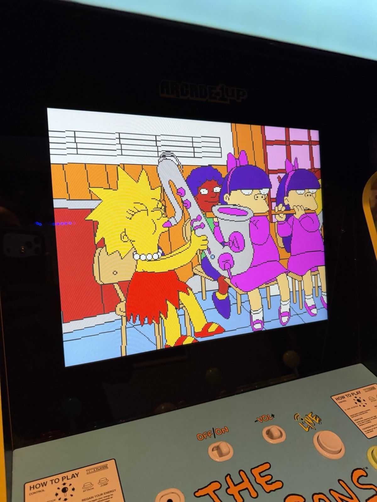 🕹️Arcade 1 Up The Simpsons Live Arcade Cabinet with Riser Lit Marquee 4 Player