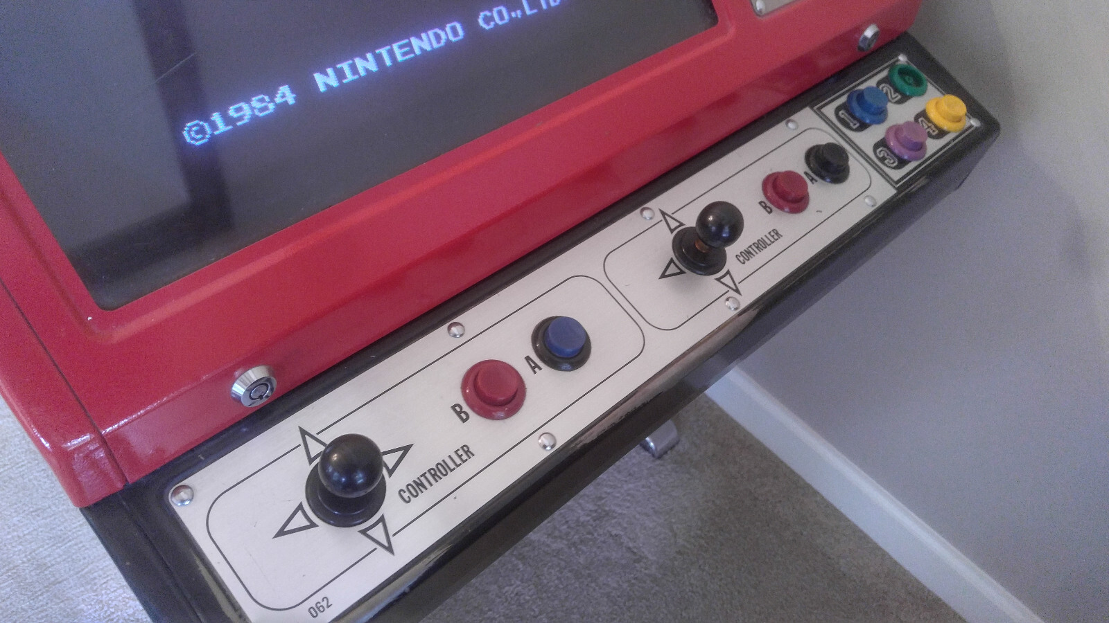 Nintendo Vs Tennis Vintage Red Tent Arcade Console