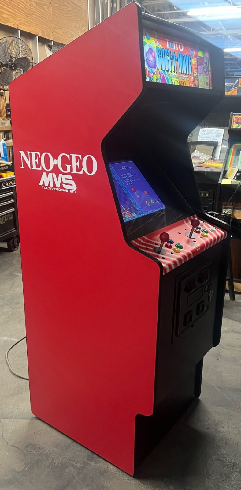 BUST A MOVE – NEO GEO ARCADE MACHINE by SNK (Excellent Condition) *RARE*