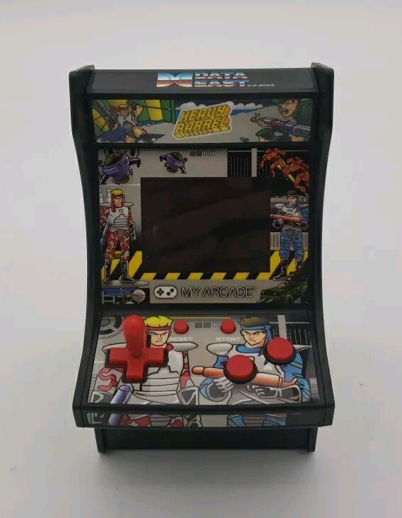 My Arcade DGUNL-3205 Heavy Barrel Micro Player Retro Arcade Machine 6” Game