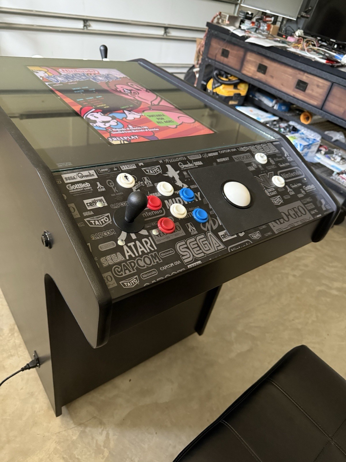 Super Cocktail Arcade Machine, Huge LCD, Dual Trackball, Brand New!