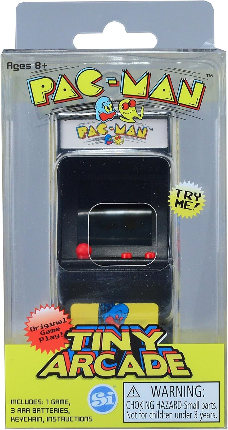 Mini Pac-Man Arcade Game – 3.5″ Size with Full Gameplay & Authentic Sounds