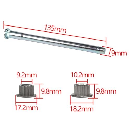 4Pcs Door Hinge Pins with Bushing Kit for Chevy GMC C1500 C2500 K1500 K2500