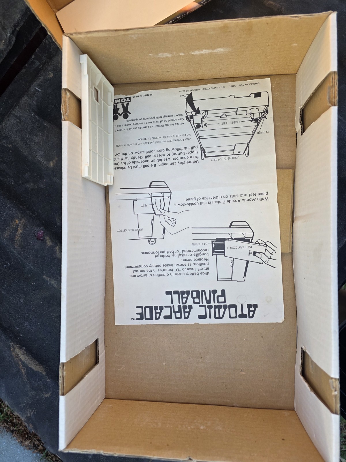 1979 tomy atomic arcade pinball