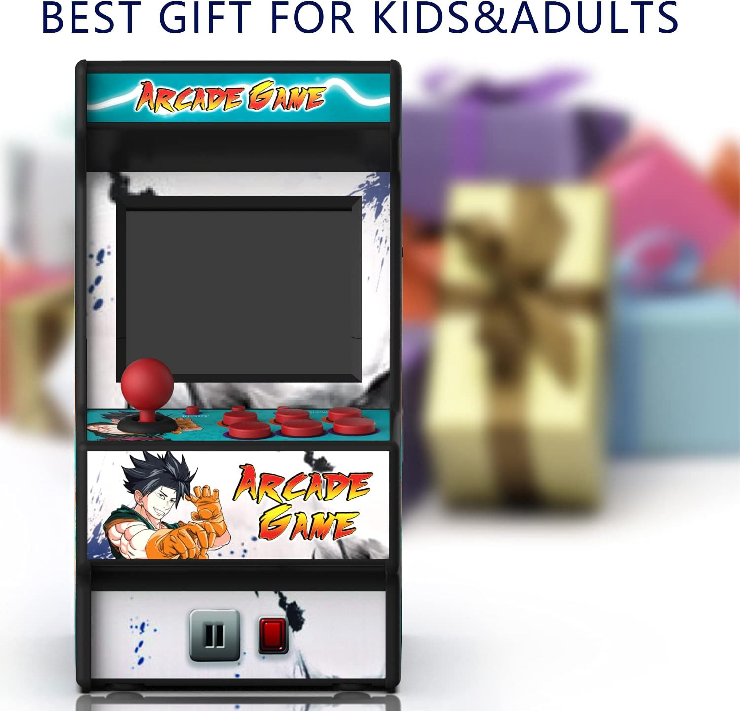 Mini Arcade Machine with 156 Classic Games and 2.8 Inch Color Display