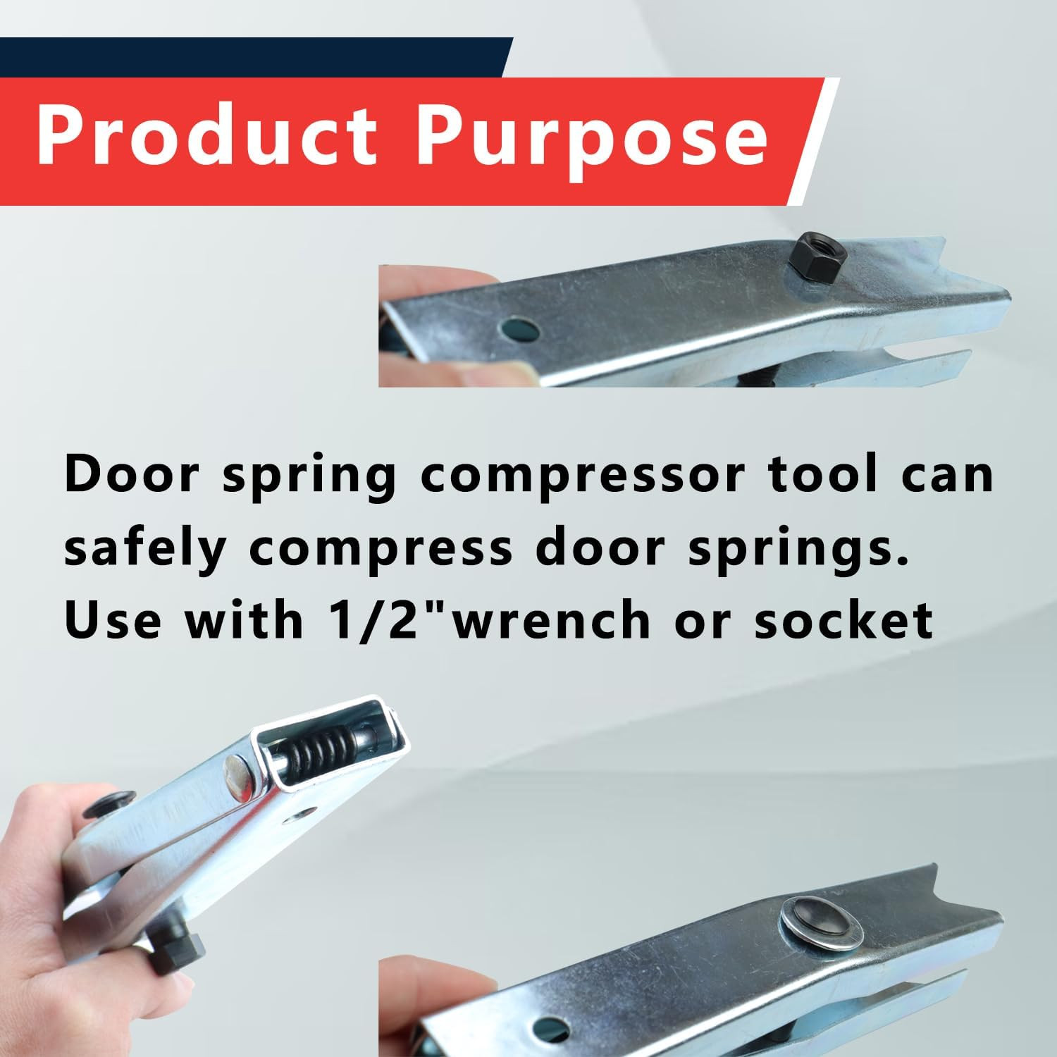Door Hinge Pin and Bushing Kits for Door Hinge Repair with Door Spring Tool Comp