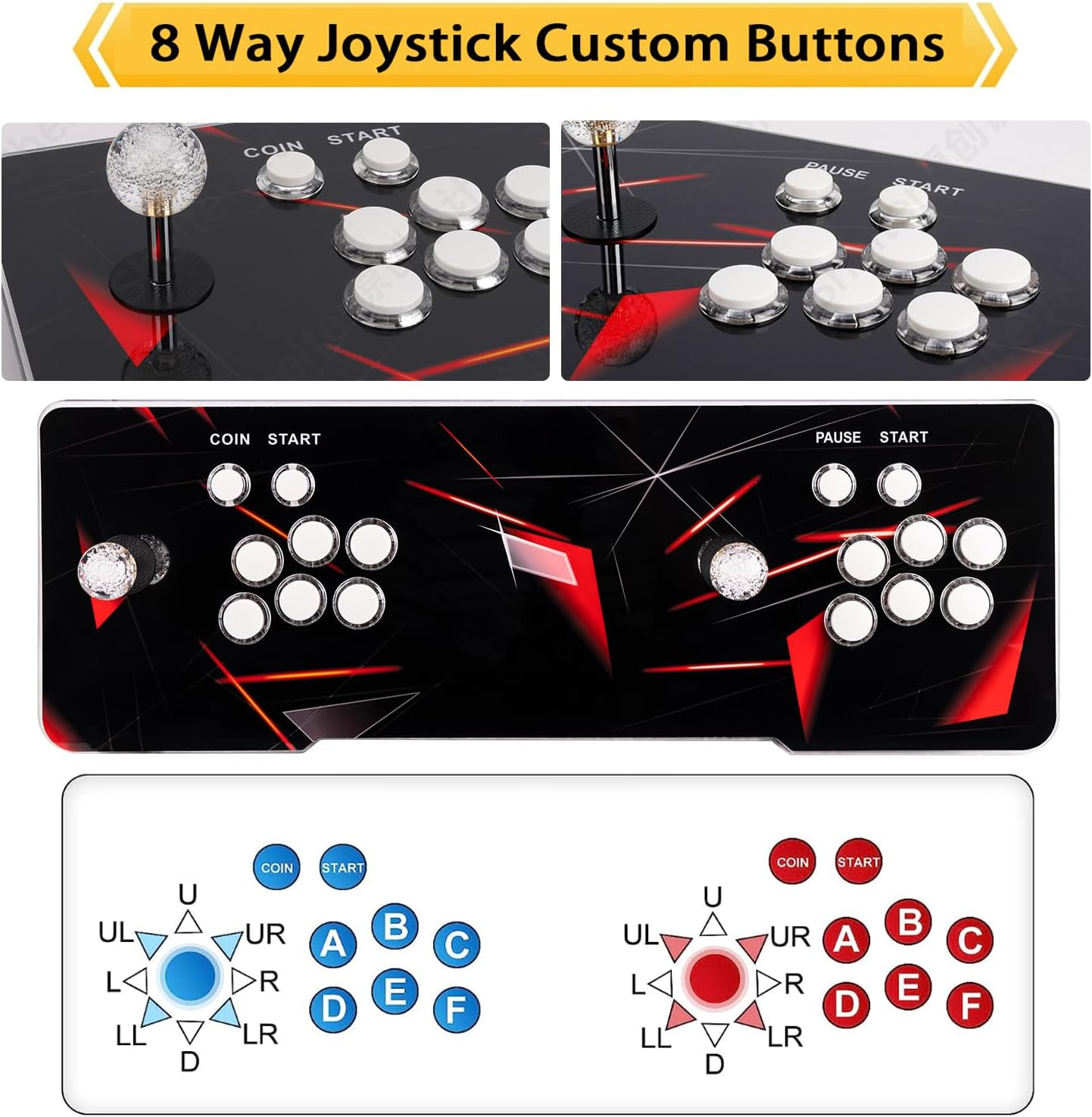【 35000 Games in 1 】 70S Pandoras Box Arcade Game Console Retro Game Machine for