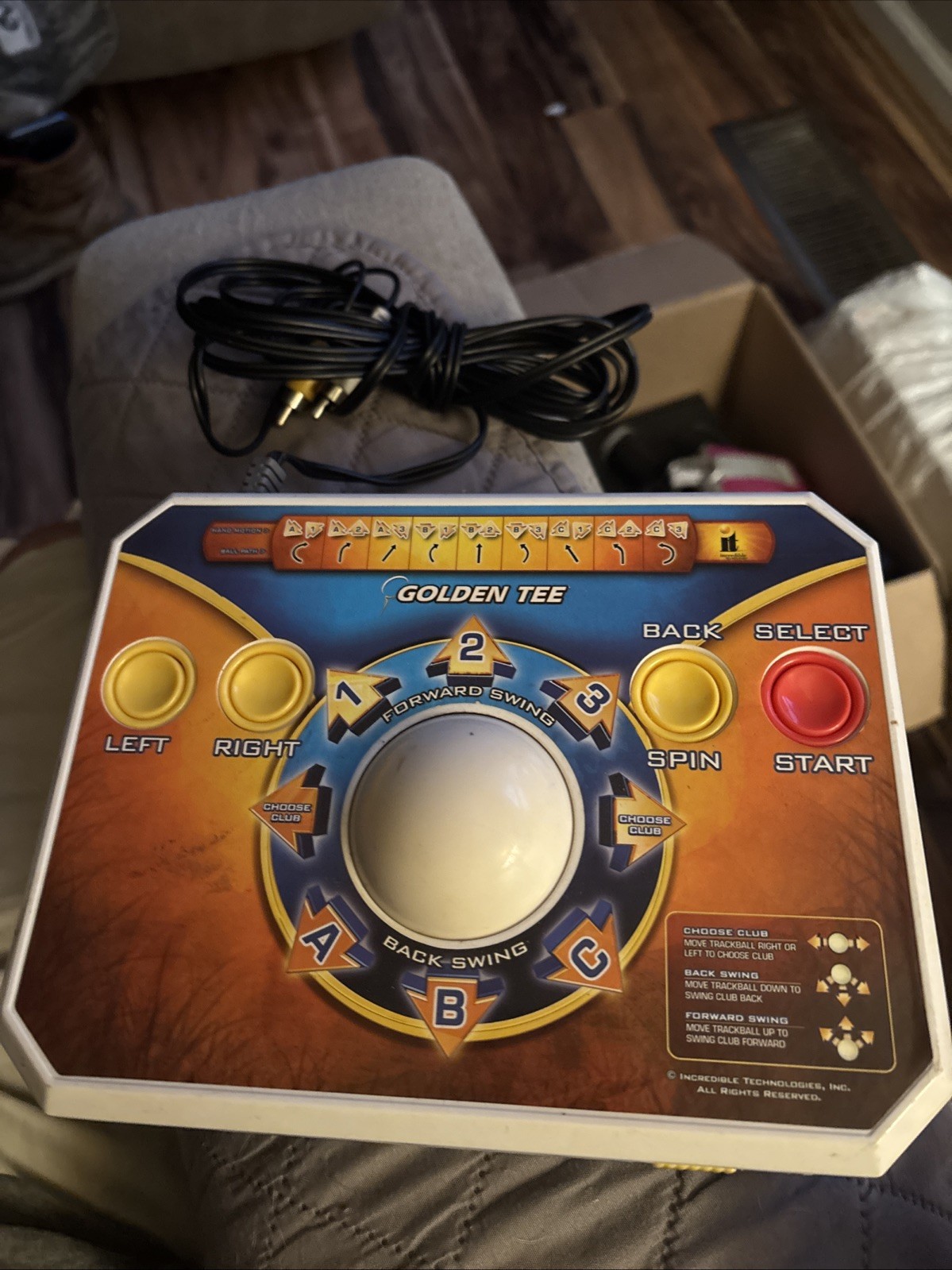 golden tee gulf plug and play tv game 2011 arcade game