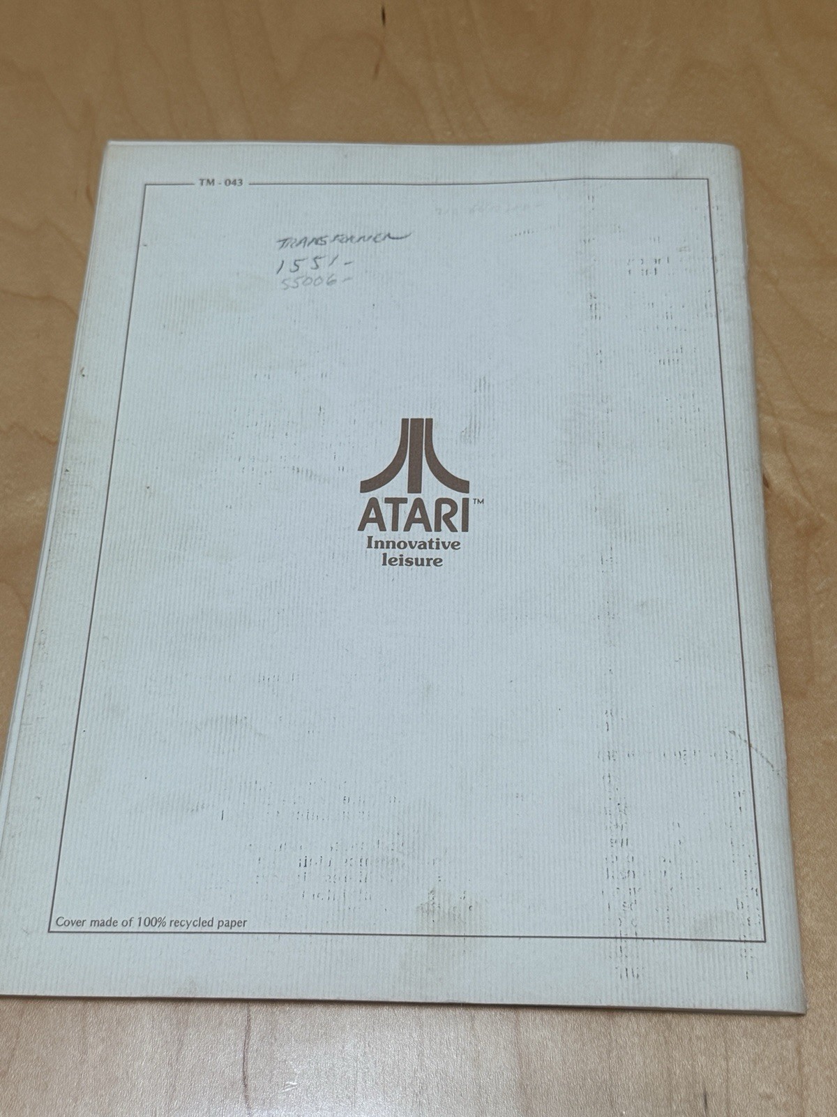 Atari original Video Game operator’s handbook 1976 Fun Factory
