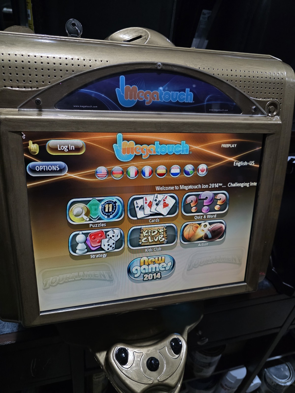 Megatouch Ion 2014 Touchscreen Game. MegaTouch Repair Service in Chicago Area!