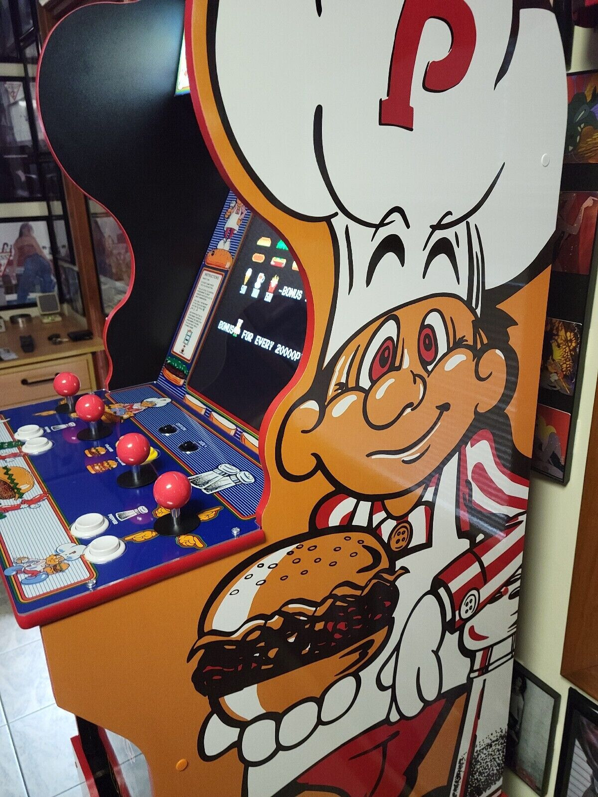 Arcade1up – Burger Time – Screw Hole Caps/Covers