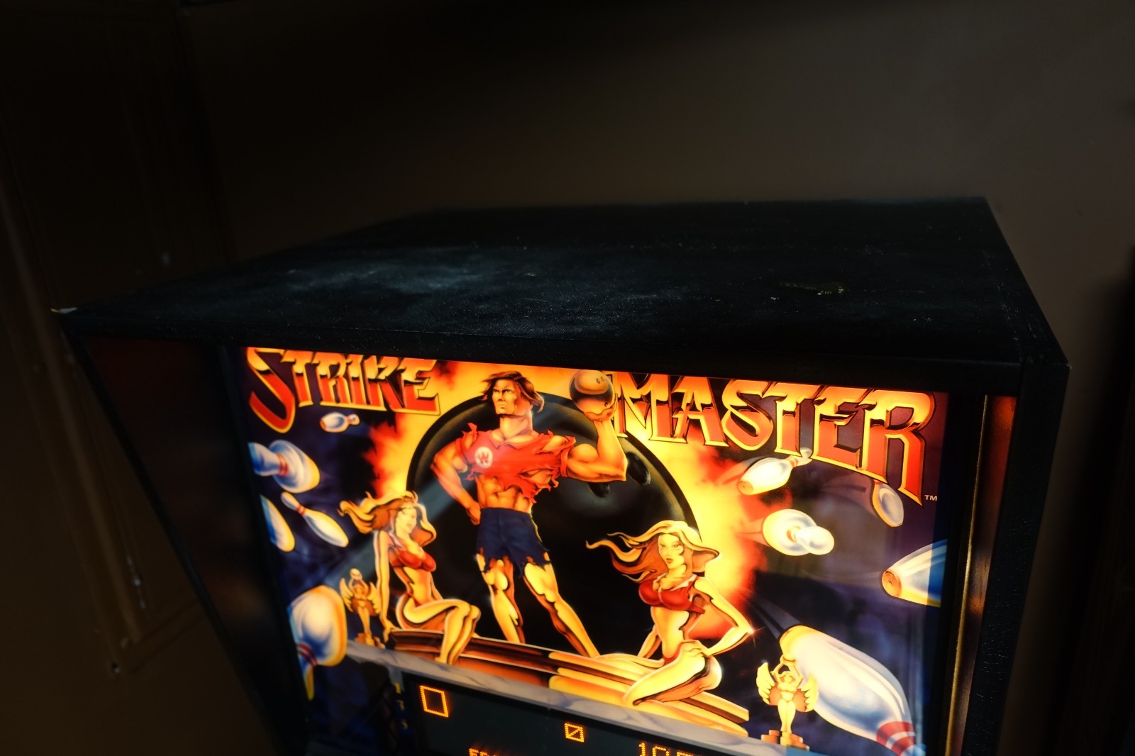 1991 Williams Strike Master Shuffle Alley Bowling Arcade Game (works!)