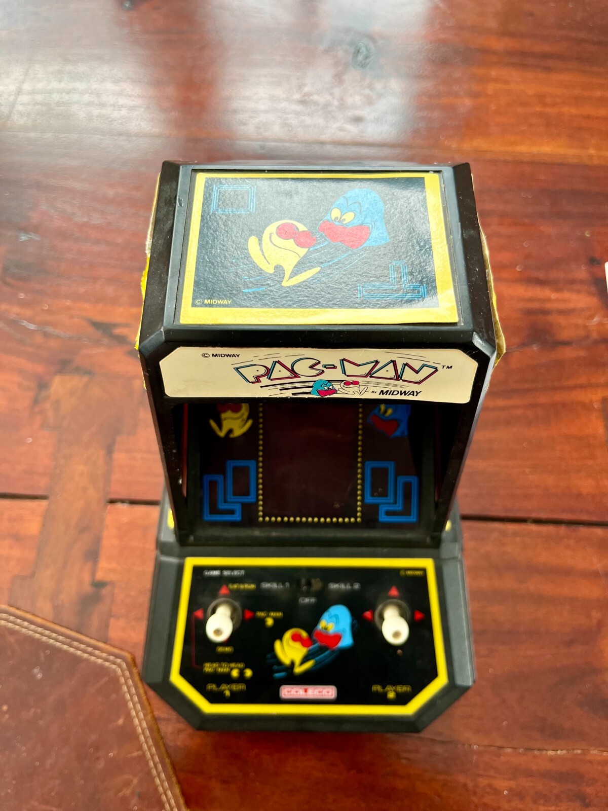 Vintage 1981 COLECO Midway PAC-MAN Mini Arcade Table Top Game WORKS GREAT!