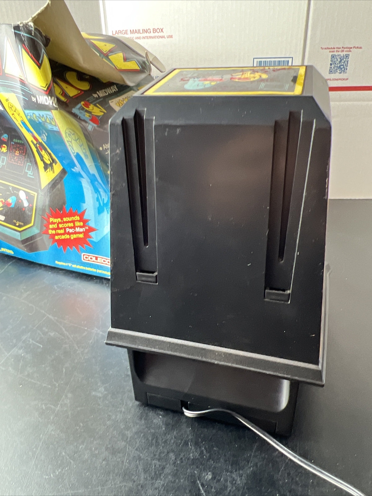 1981 COLECO Mini Arcade PAC-MAN Video Game Midway Tested W/Perma Power Battery