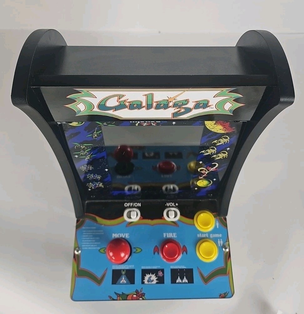Arcade1Up Galaga Countercade Tabletop Arcade Cabinet Video Game Machine