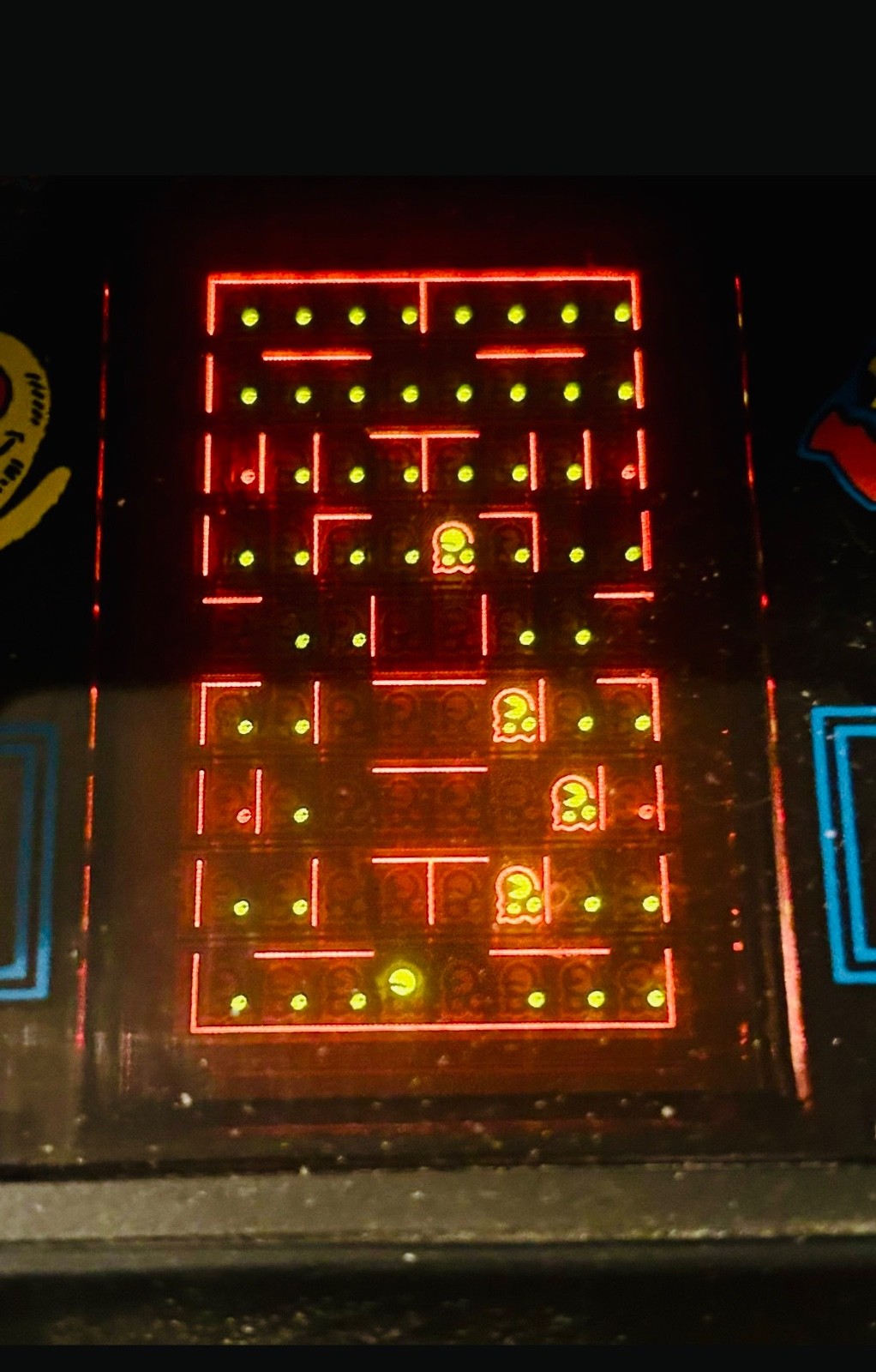 VINTAGE 1981 COLECO MIDWAY PAC MAN TABLE TOP MINI VIDEO ARCADE GAME TESTED WORKS