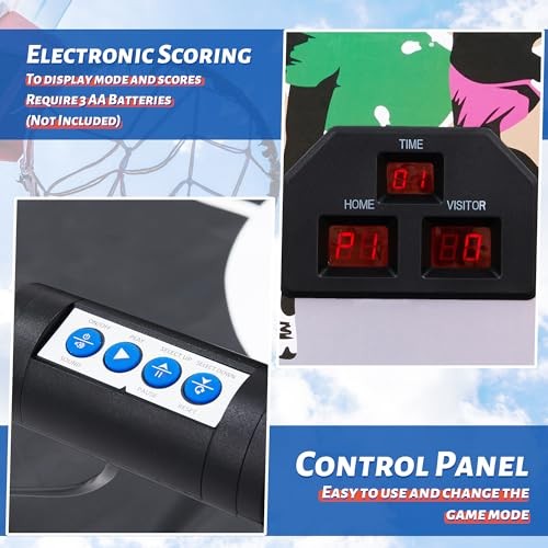 Foldable Electronic Dual Basketball Arcade Game 2 Player