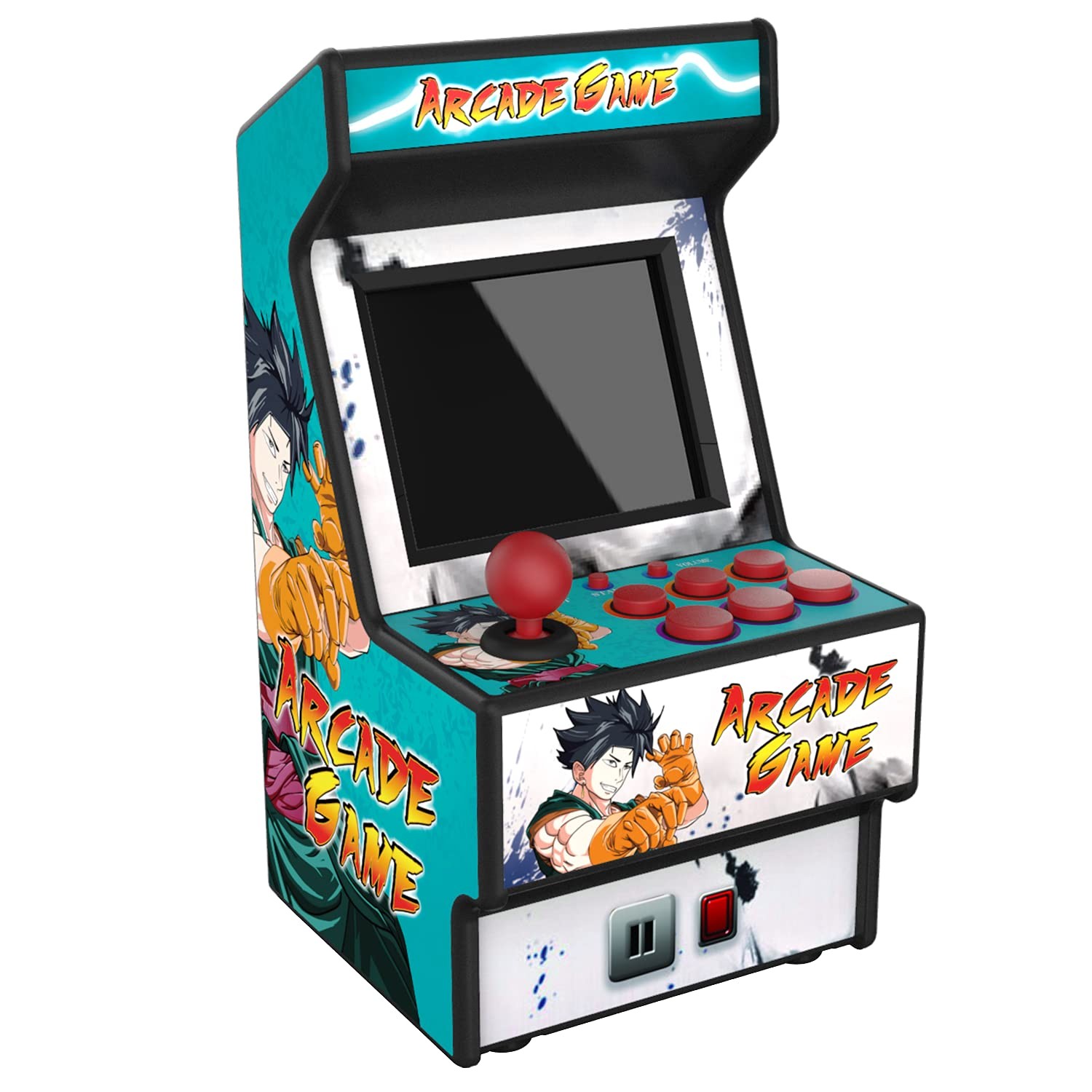 Mini Arcade Machine 156 Games 2.8 Inch TV Output