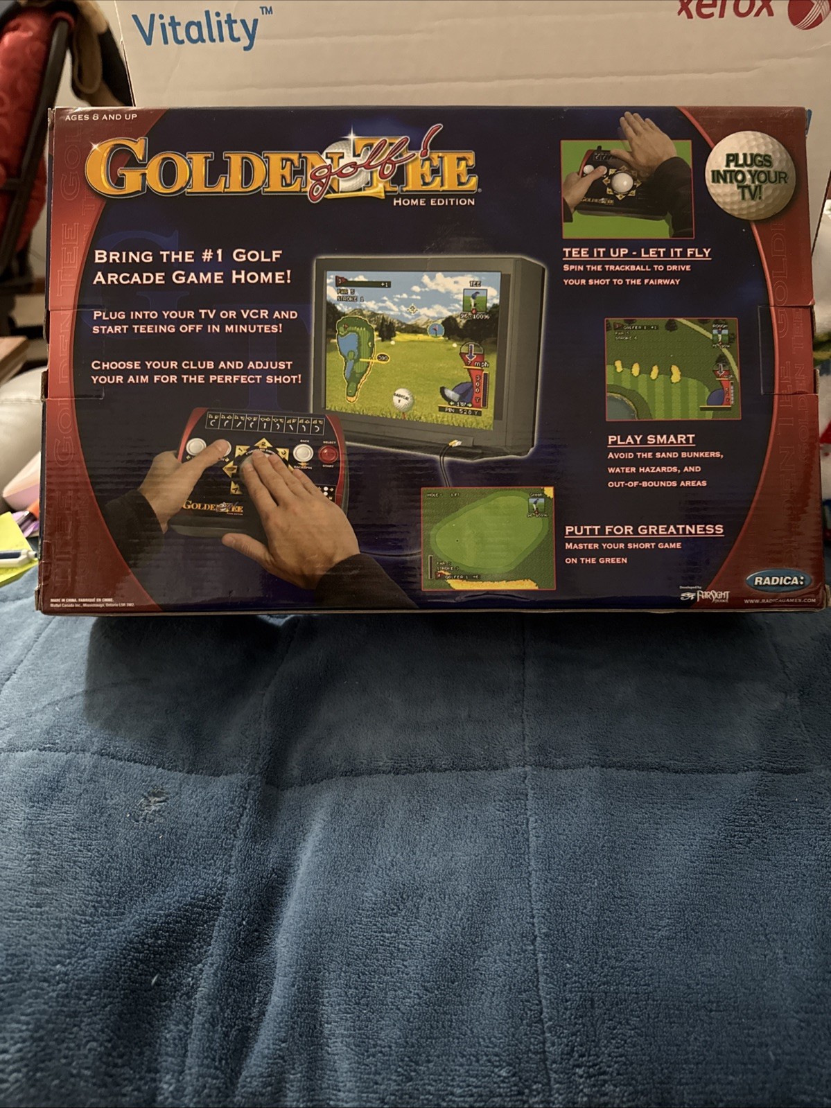 VTG Radica GOLDEN TEE Golf Home Edition Plug and Play TV Video Game NEW