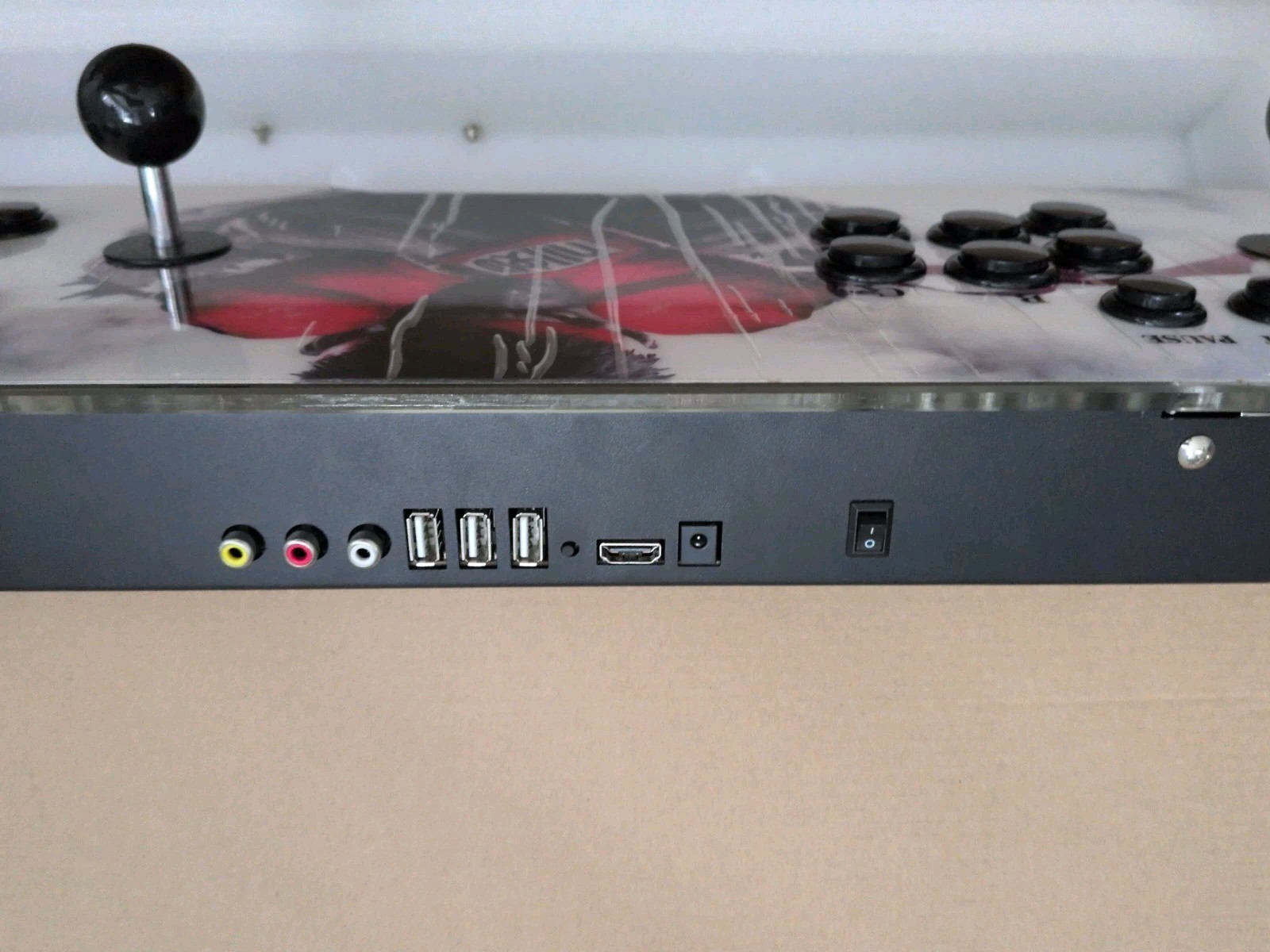 Street Fighter Art Arcade Fight Stick Console Dual Joysticks HDMI USB 1000+ Game