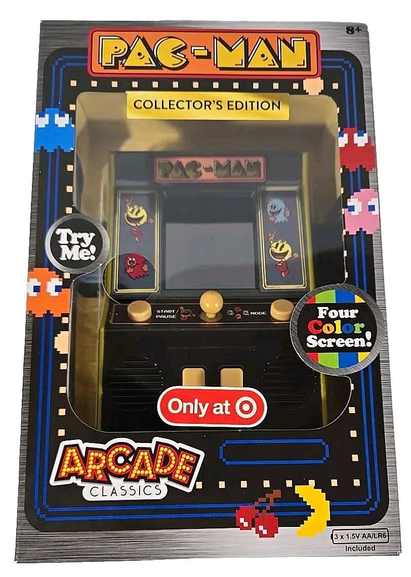 Pac-Man Collector’s Edition Arcade Classics Four Color Screen! NEW!