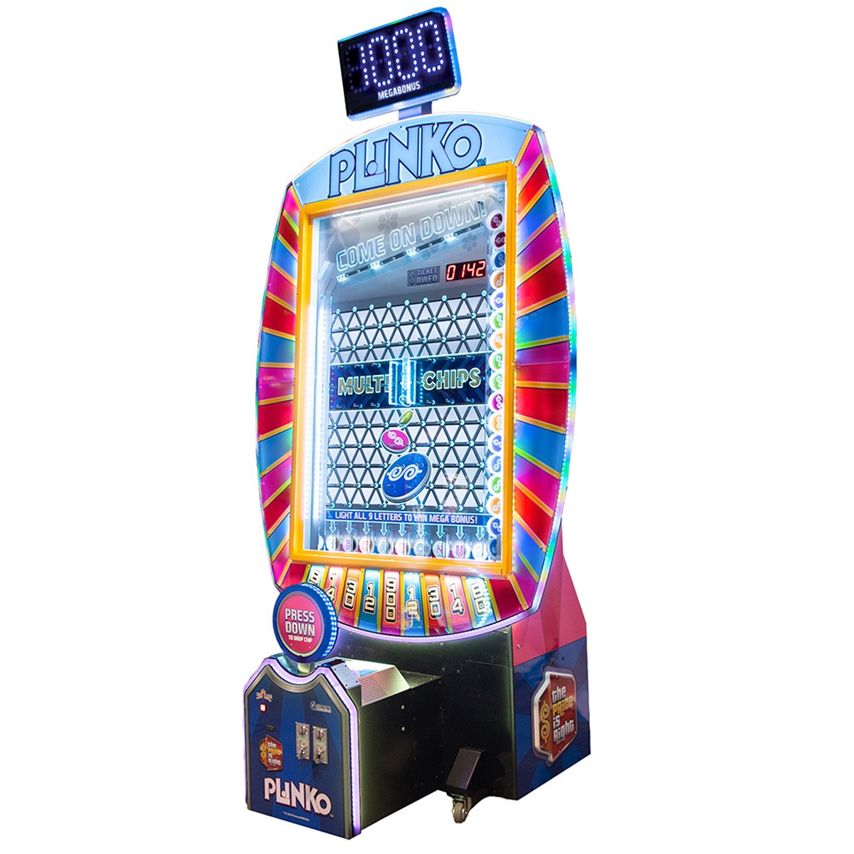 Coastal Amusements Plinko Redemption Arcade Game
