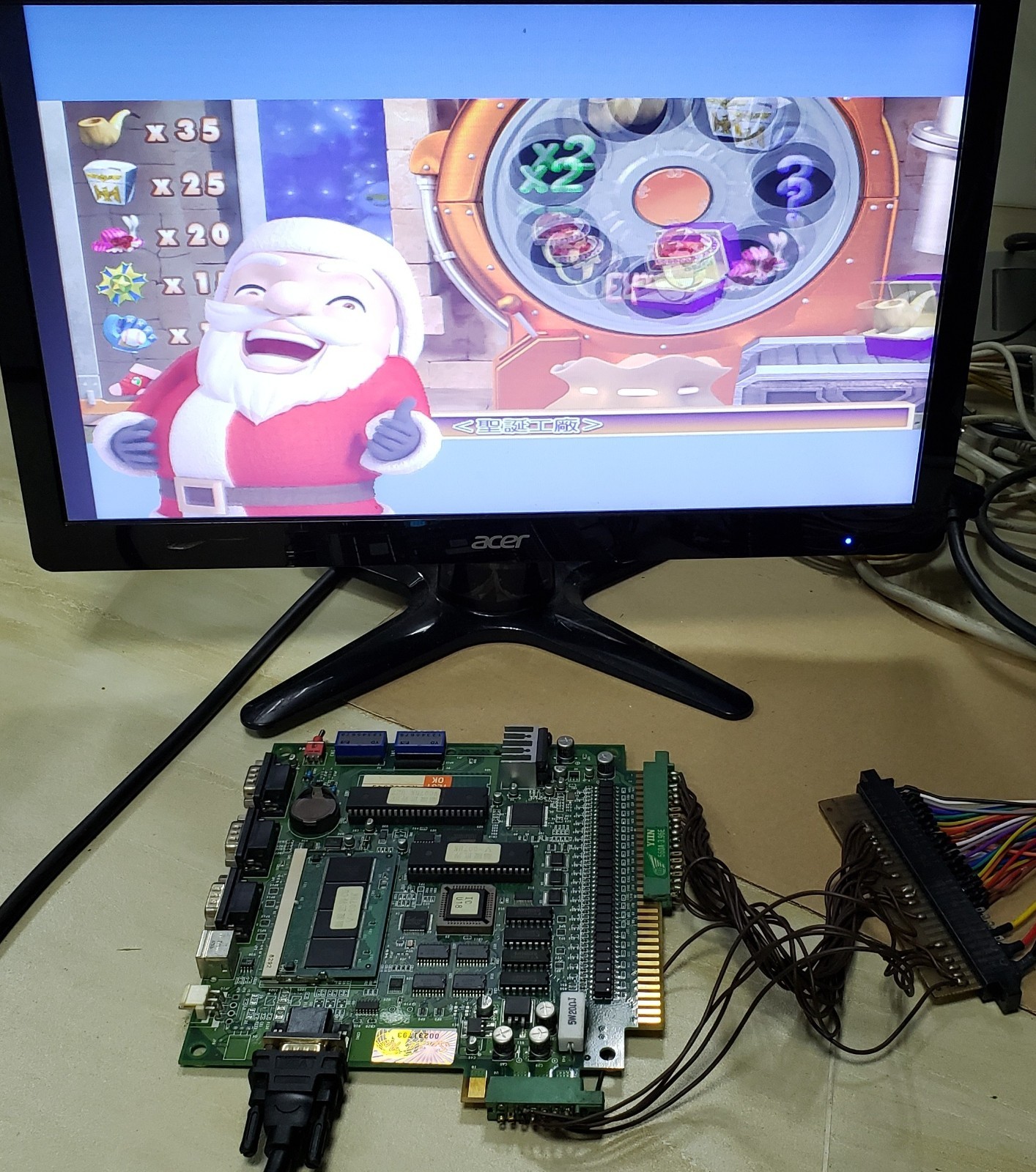 Holiday Party Slot Game PCB IGS System Board Arcade Video Game
